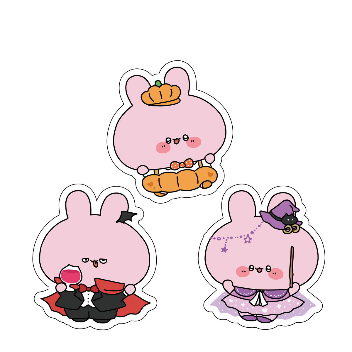 【あさみみちゃん】ハロウィンステッカー