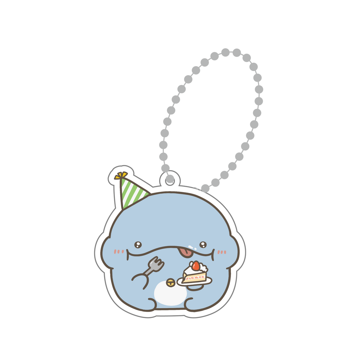 【親子イルカ】バースデーアクキー【6月中旬発送】
