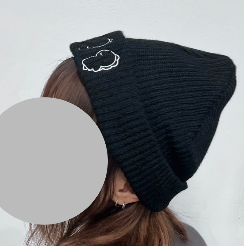 【困りザウルス】とことこ困りの刺繍ビーニー【10月中旬発送】
