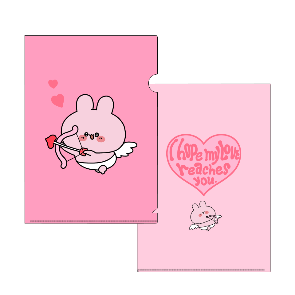 【あさみみちゃん】あさみみキューピッドクリアファイル