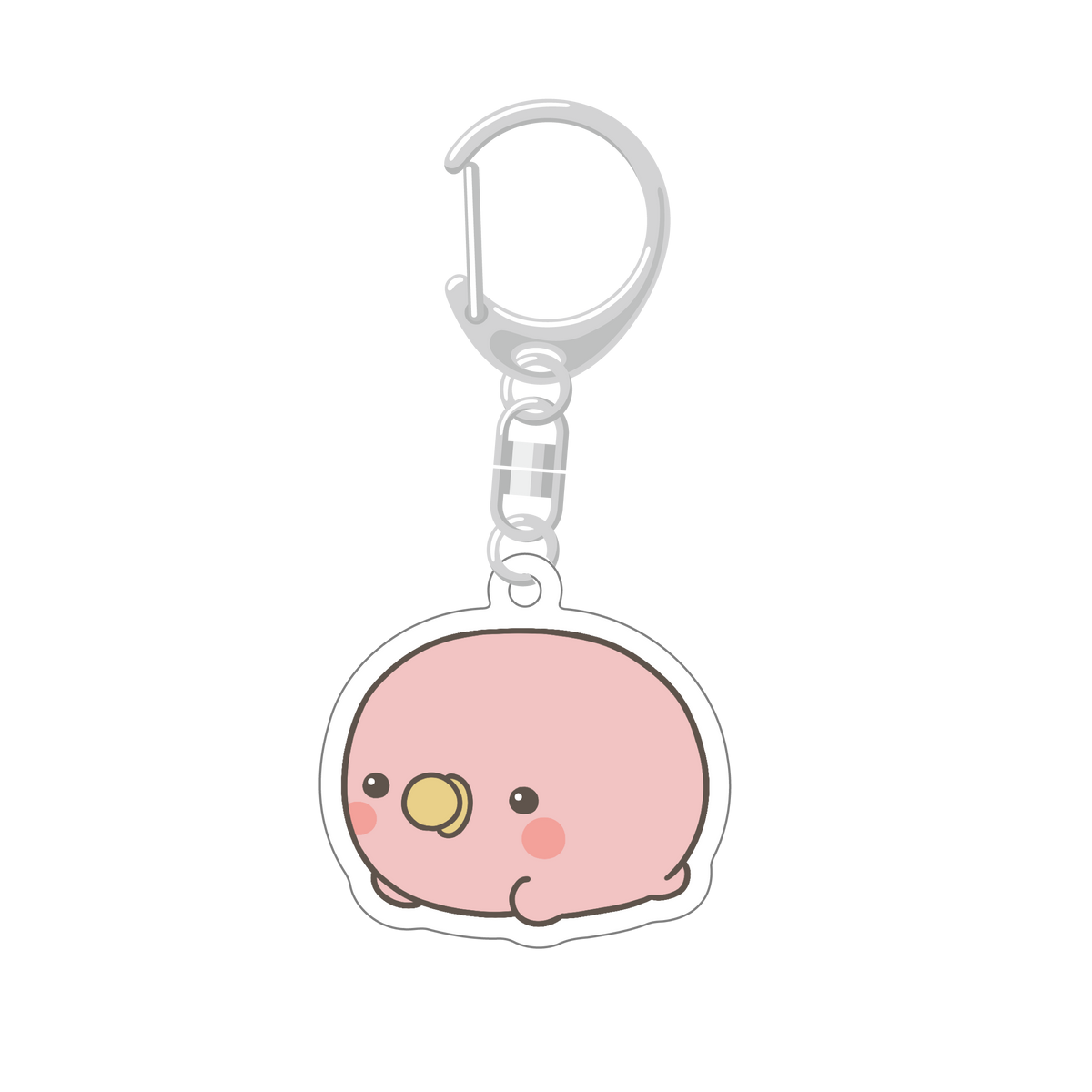 【親子イルカ】ピーちゃんアクリルキーホルダー【9月下旬発送】