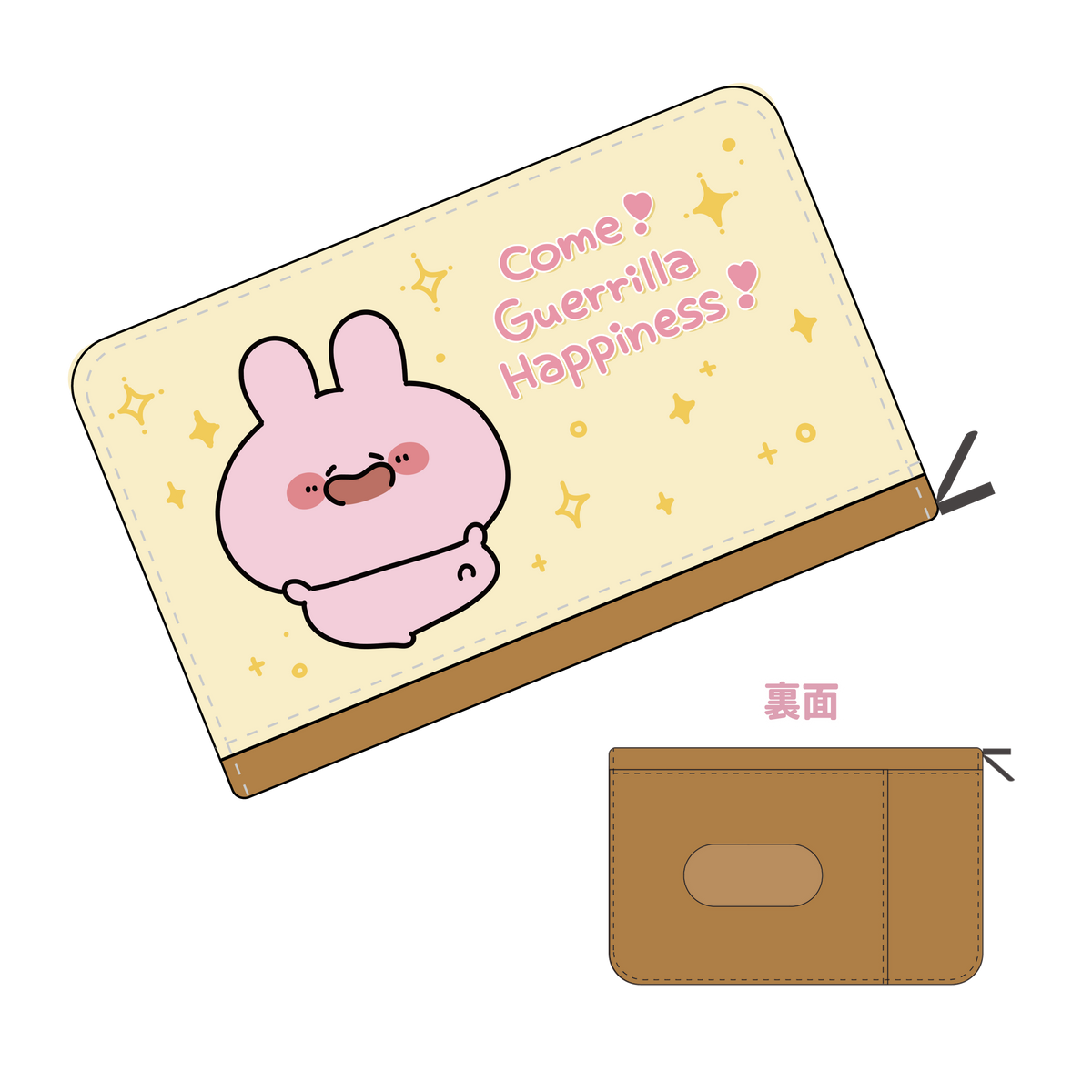 【あさみみちゃん】ゲリラハッピー✨コイン&カードケース【9月下旬発送】