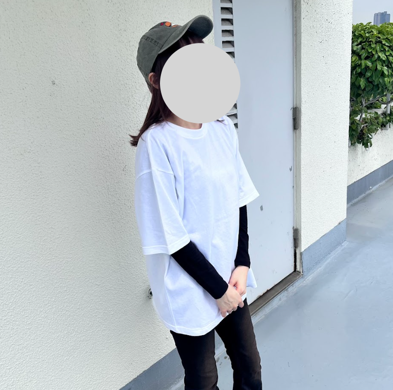 【困りザウルス】困りバーガーのビッグシルエットTシャツ【6月中旬発送】