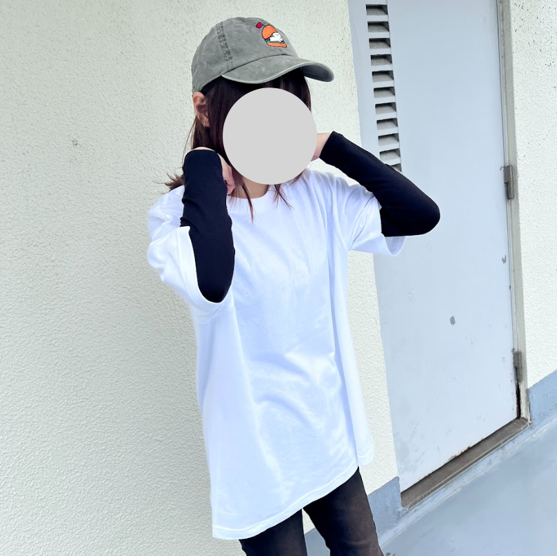 【困りザウルス】困りバーガーのビッグシルエットTシャツ【6月中旬発送】