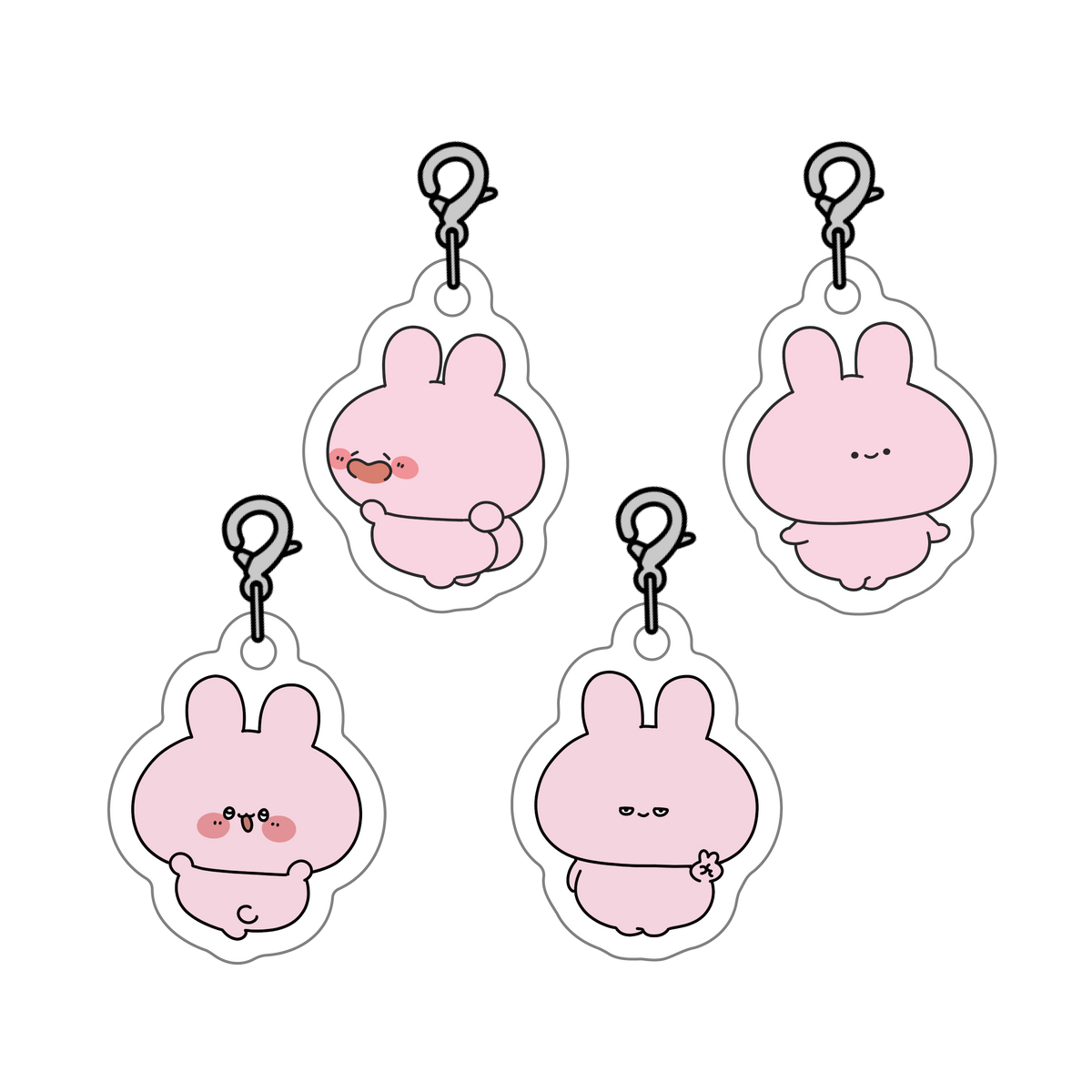 【あさみみちゃん】ランダムミニアクリルチャームコンプリートセット(全4種)【11月中旬発送】