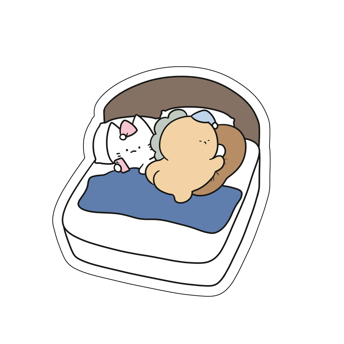 【麻煩的札魯斯】別停止撫摸!貼紙【10月中旬出貨】