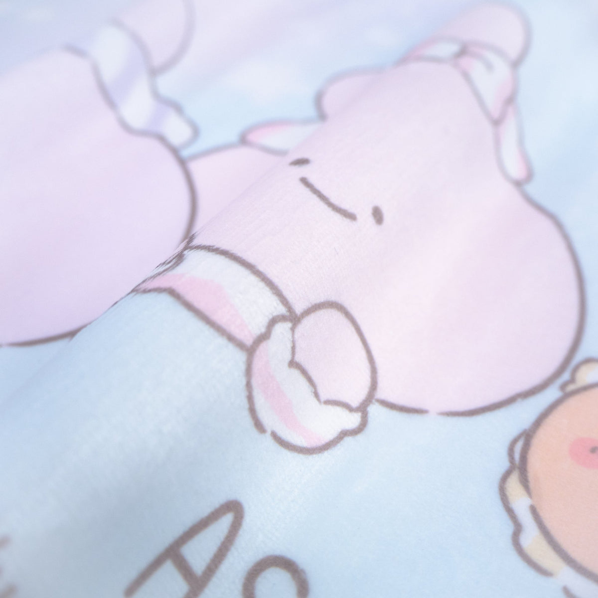 【あさみみちゃん】ごろごろおしゃべりフェイスタオル(パジャマパーティー)