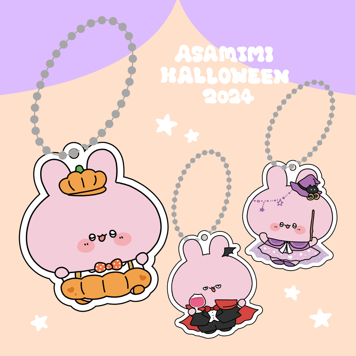 (ASAMIMI-CHAN) Halloween-Acryl-Schlüsselanhänger