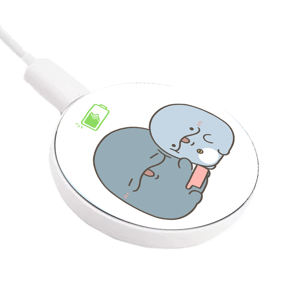 【親子イルカ】ピタッとくっついて充電♪MagSafeワイヤレス充電器【2月中旬発送】