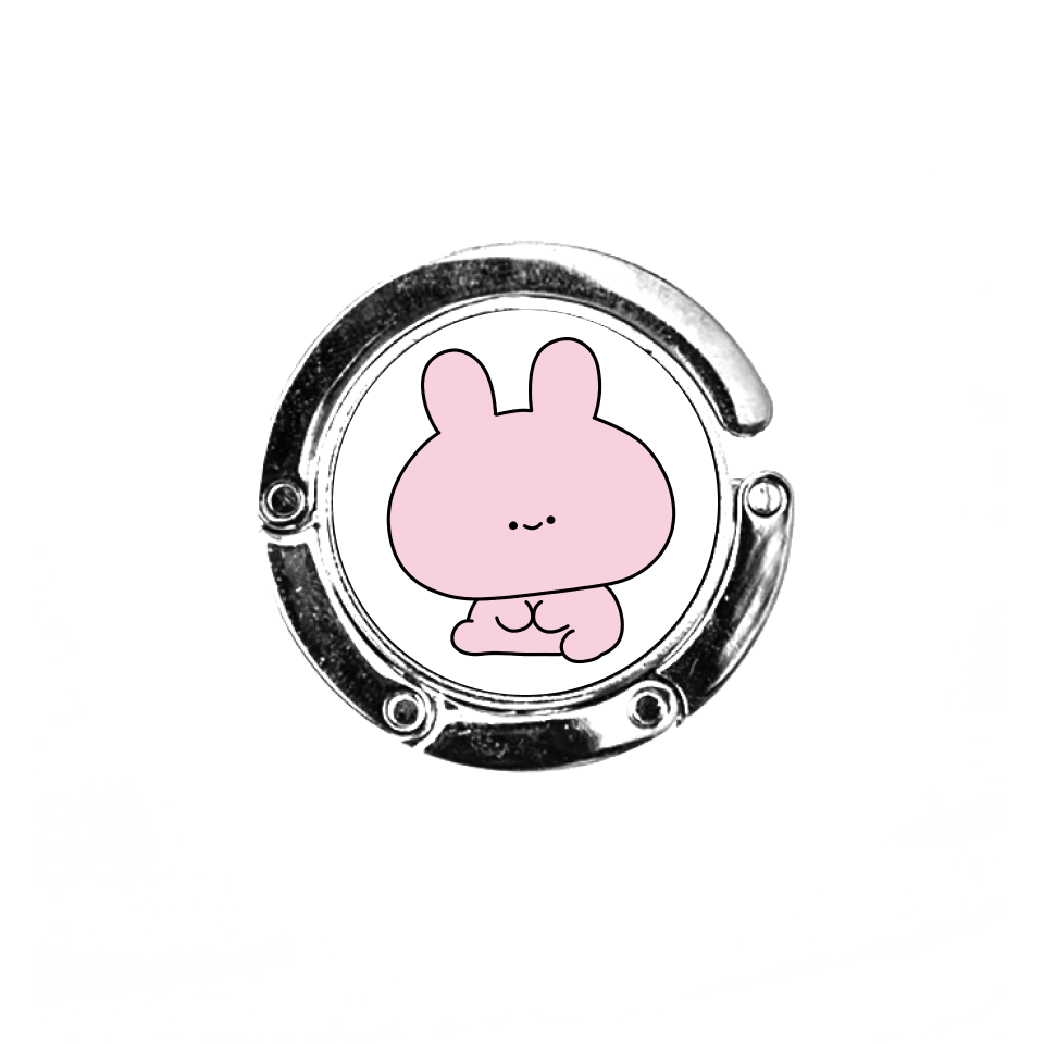 【あさみみちゃん】お出かけ先でも困らない♪バッグハンガー【2月中旬発送】
