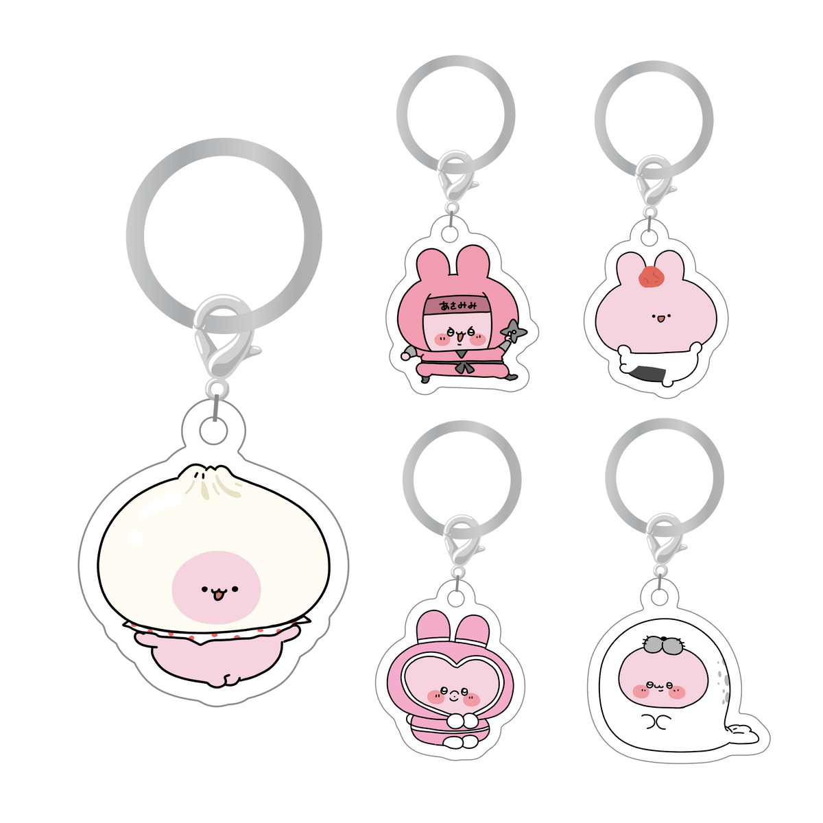 【あさみみちゃん】ランダムめじるしアクリルチャーム(全5種)【6月下旬発送】