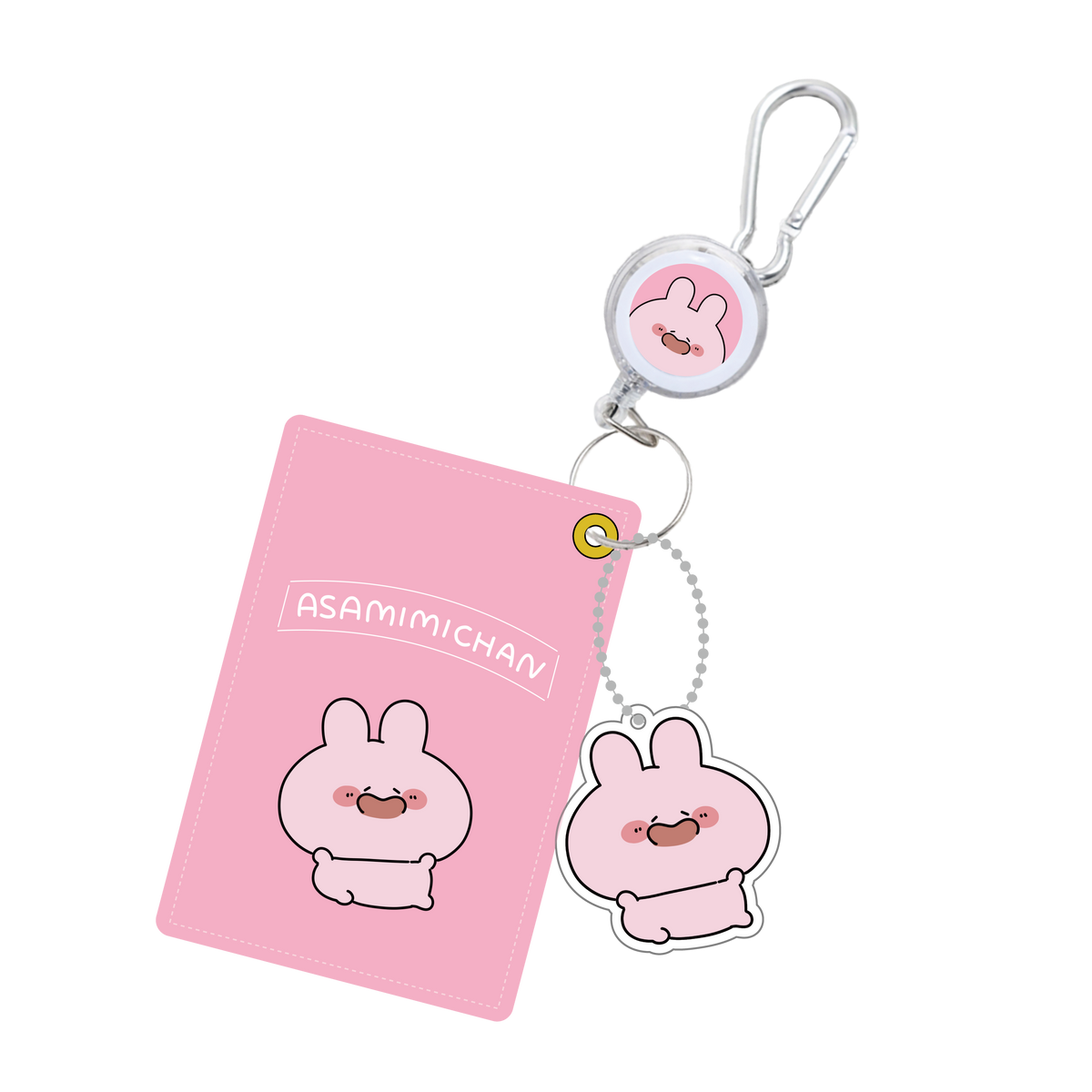 【あさみみちゃん】アクキー付き!パスケース3点セット【8月中旬発送】