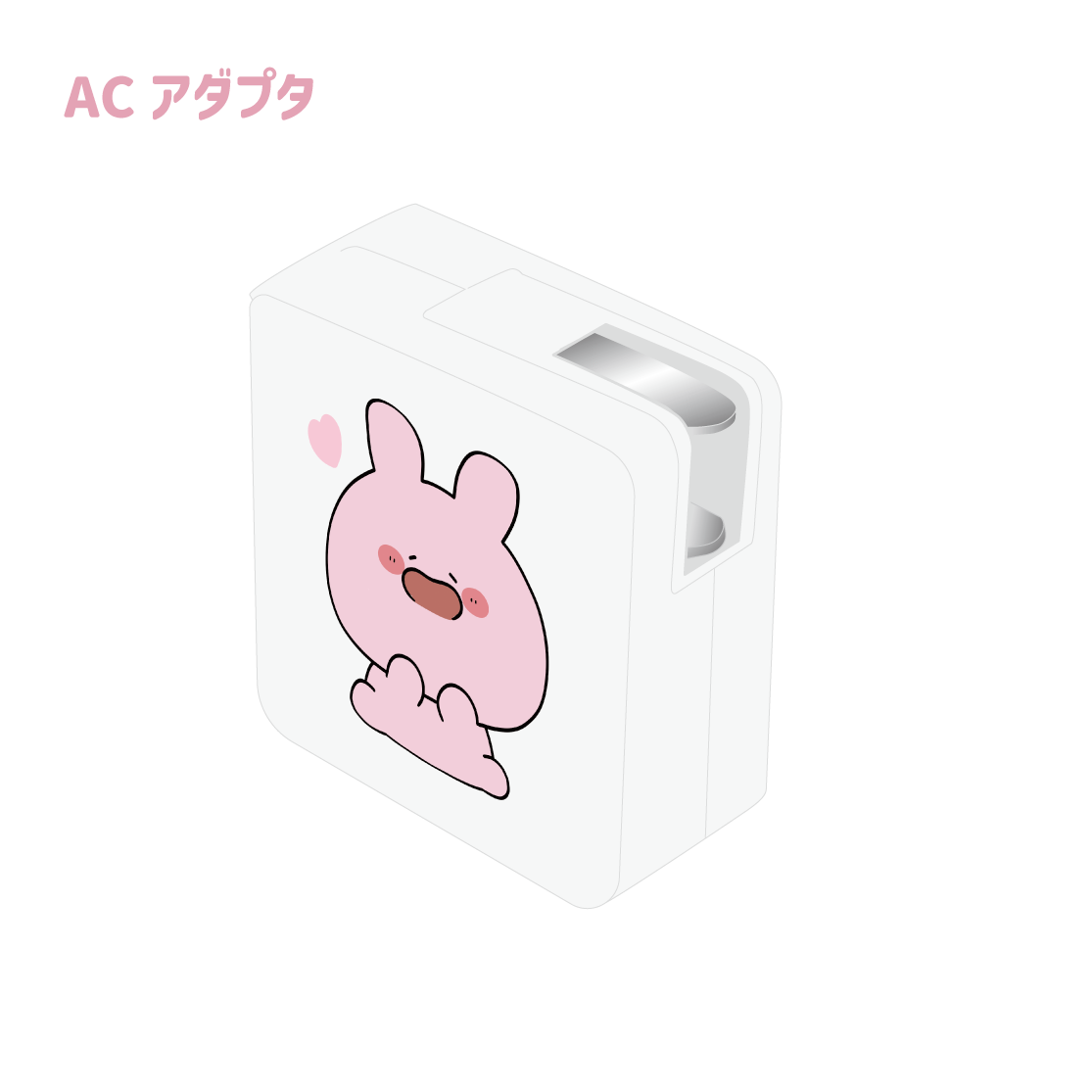 【あさみみちゃん】ACアダプタ(USB+Type-C)(あさみみBASIC JULY)