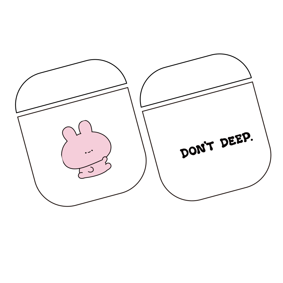 【あさみみちゃん】DON’T DEEP✨Air Podsケース【12月中旬発送】