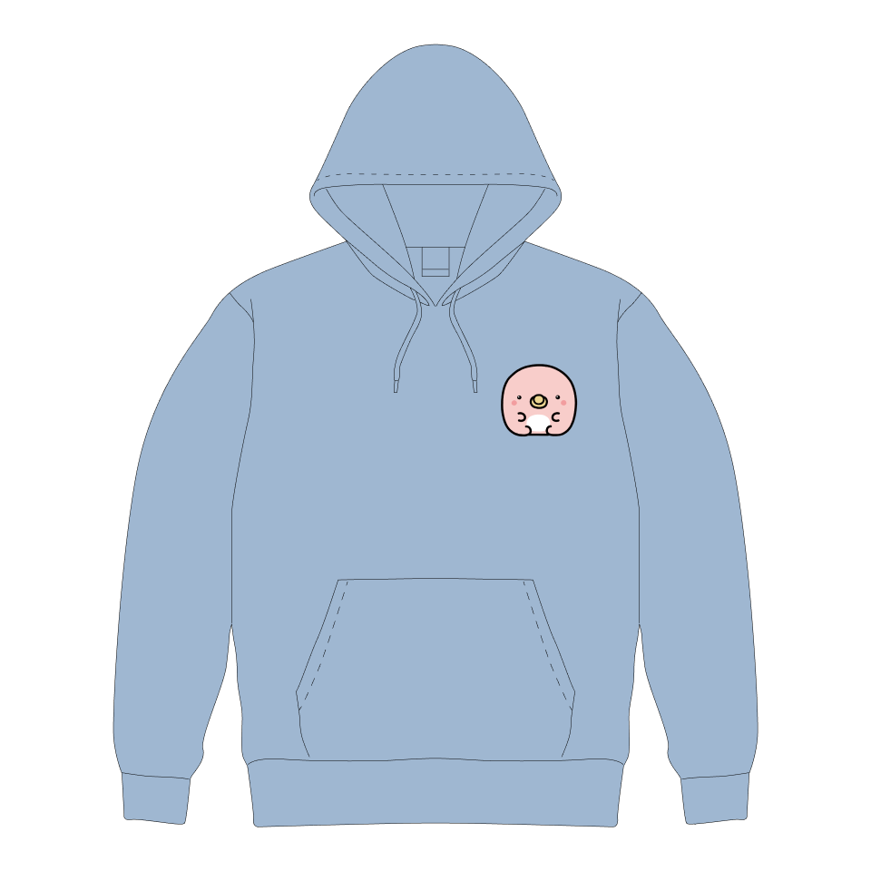 【親子イルカ】息子ちゃんとピーちゃんが選べるフードパーカー【2月中旬発送】