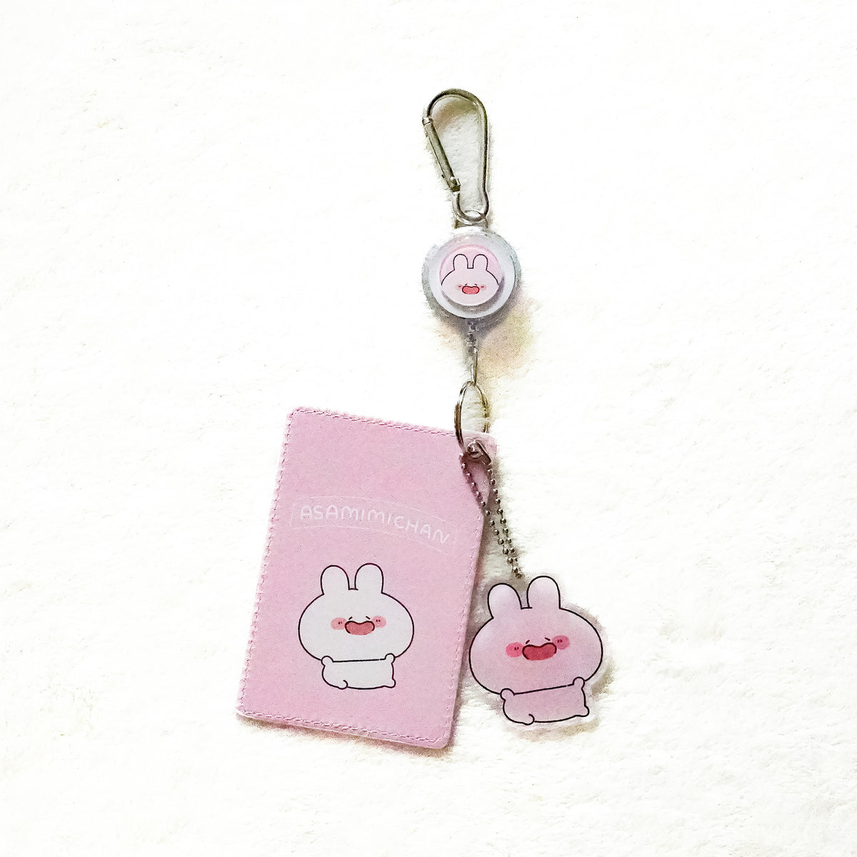 【あさみみちゃん】アクキー付き!パスケース3点セット【8月中旬発送】