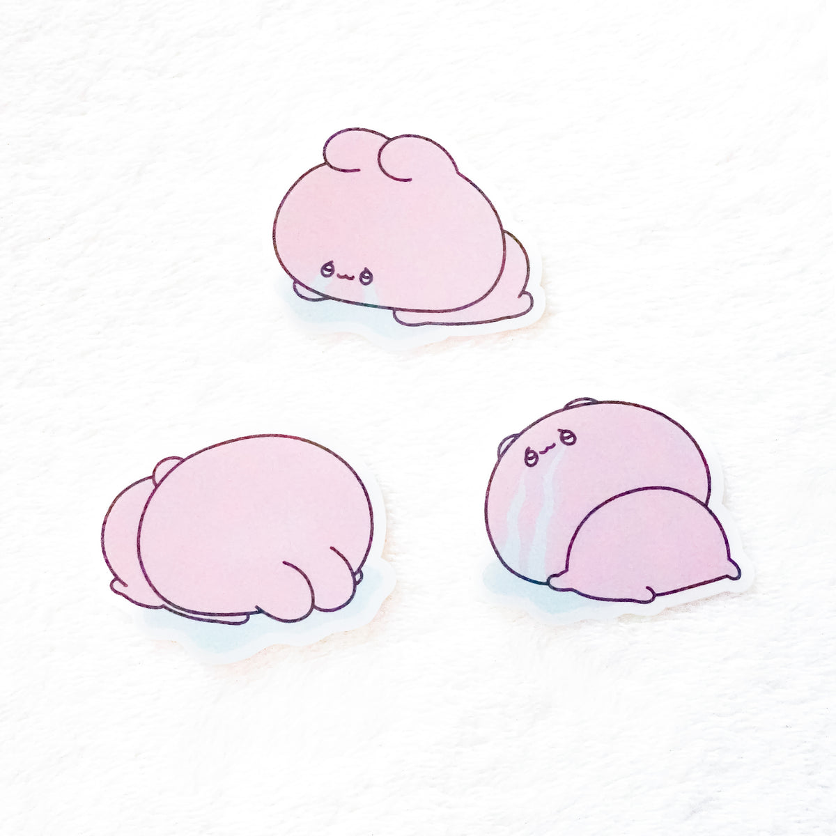 【あさみみちゃん】なきむしステッカーセット(3枚入り)【8月中旬発送】
