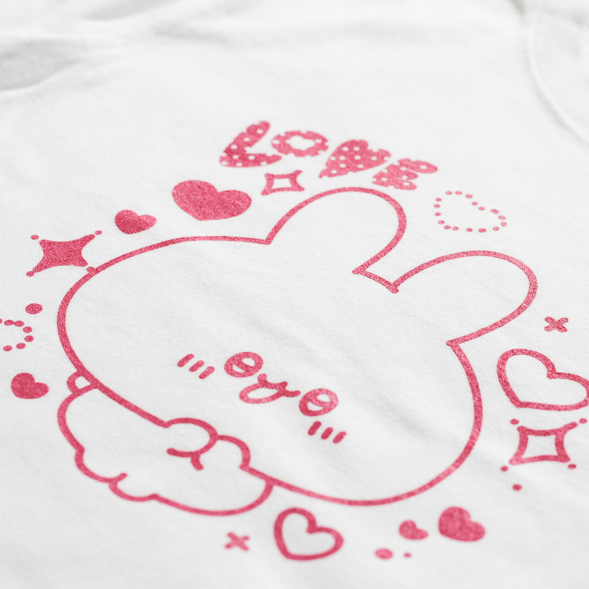 【あさみみちゃん】クロップドTシャツ【7月中旬発送】(平成kawaiiシリーズ)
