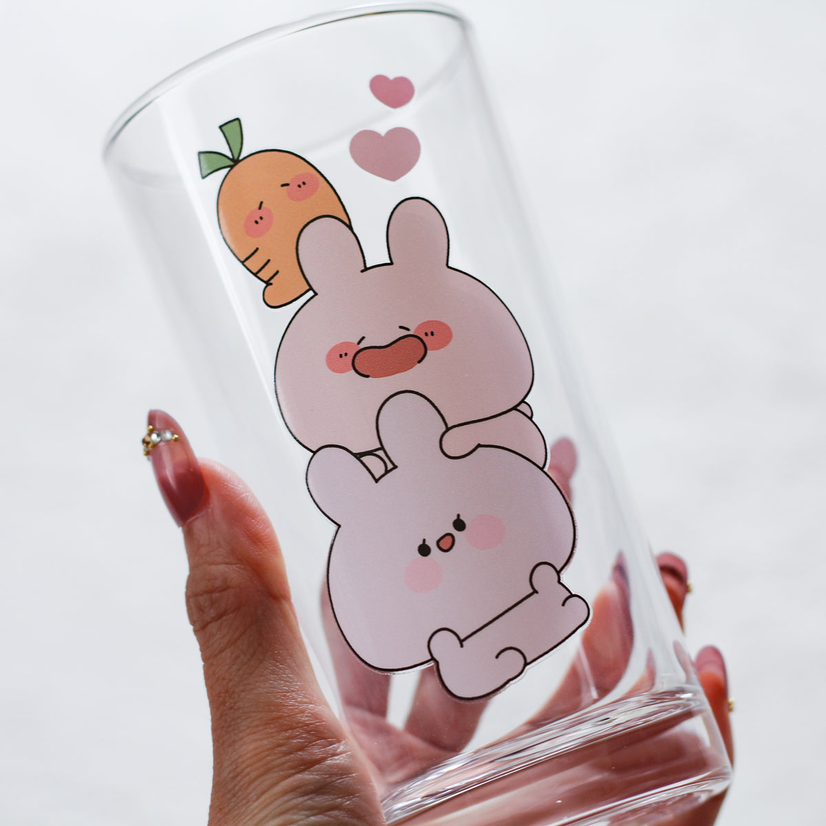 【あさみみちゃん】ストレートグラス(360ml)【7月中旬発送】(ASAMIMI BASIC 2024 MAY)