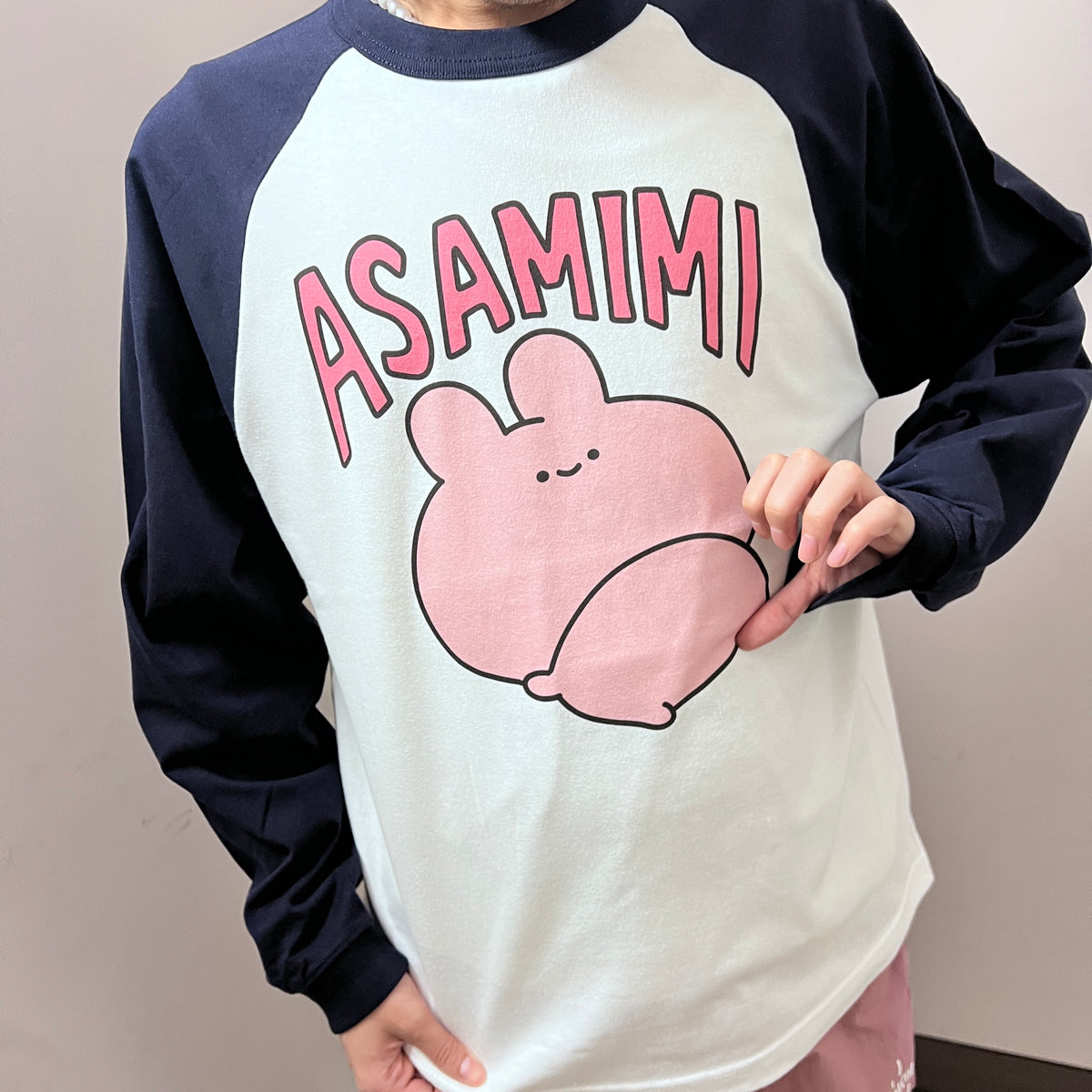 【あさみみちゃん】ラグラン長袖Tシャツ【4月中旬発送】