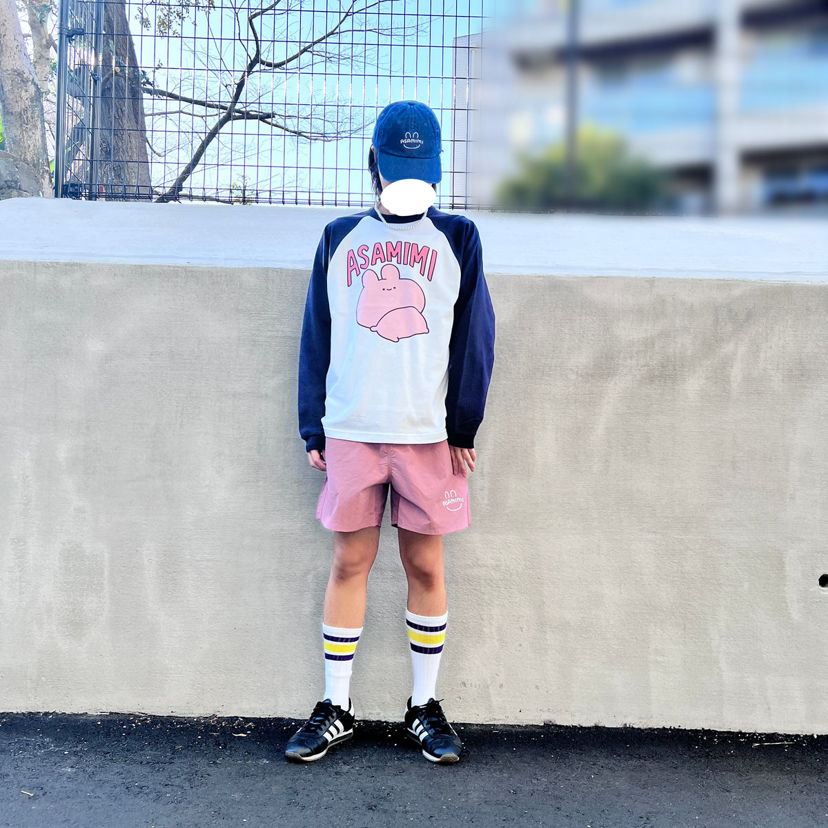 【あさみみちゃん】ラグラン長袖Tシャツ【4月中旬発送】