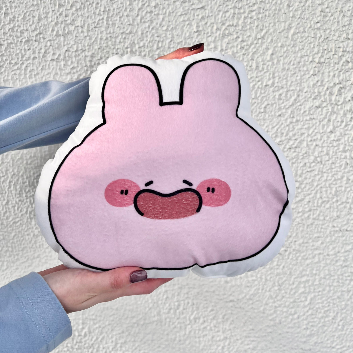【あさみみちゃん】おかおダイカットクッション【4月中旬発送】
