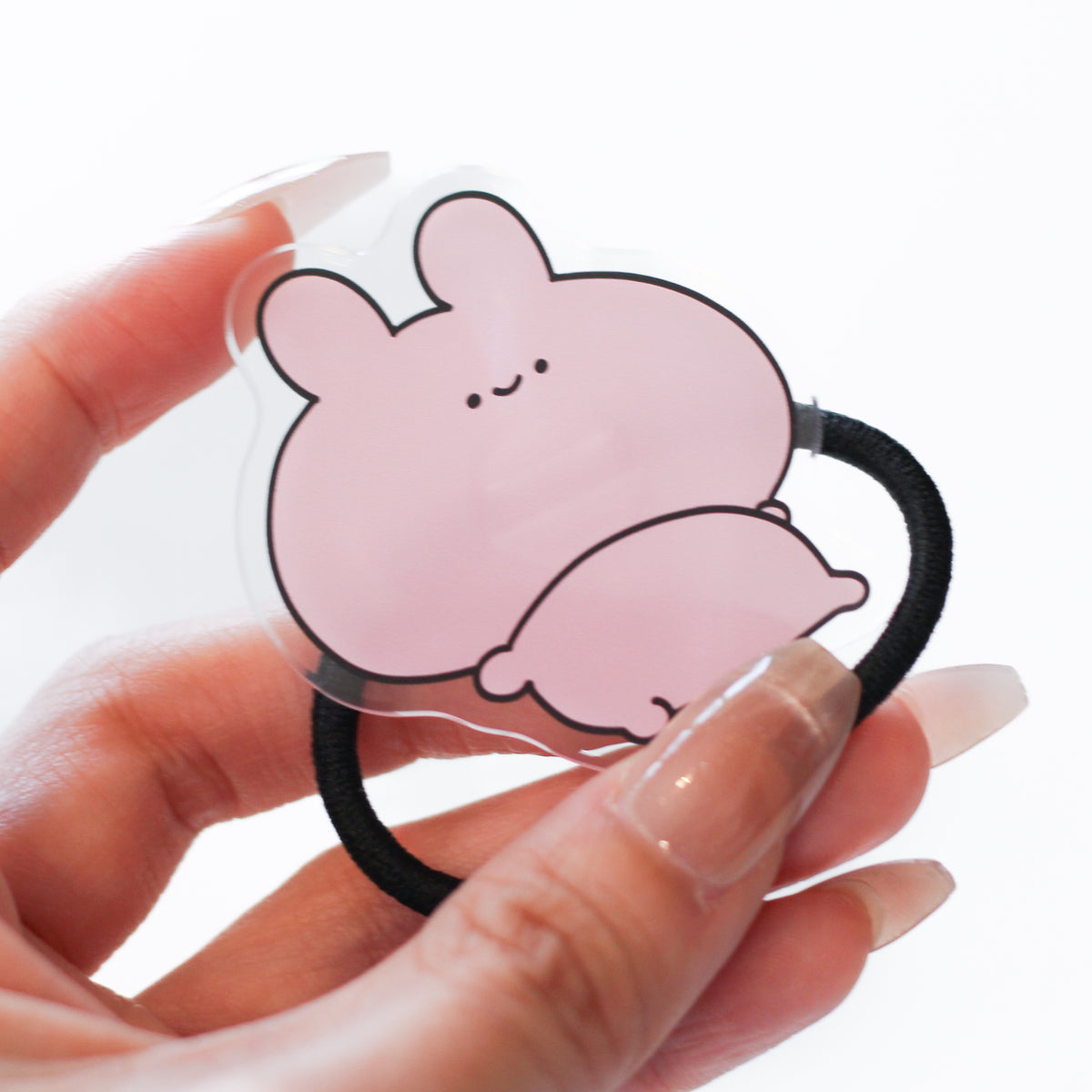 【あさみみちゃん】だらだらアクリルヘアゴム【5月中旬発送】