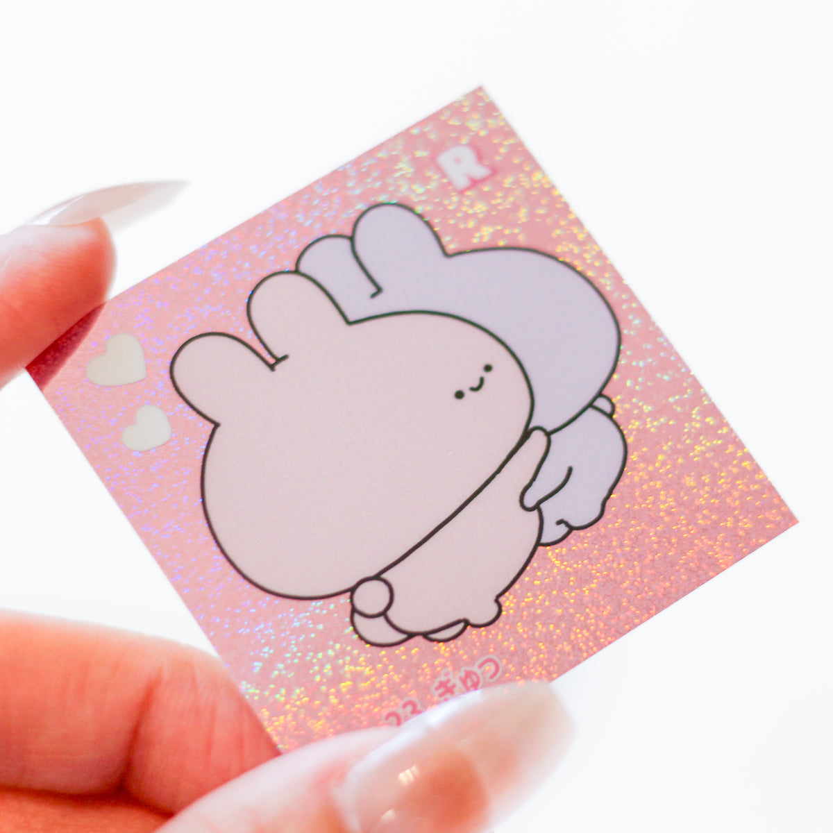 【あさみみちゃん】スクエアランダムホロステッカー第4弾(No.19-24)(再販)【9月下旬発送】