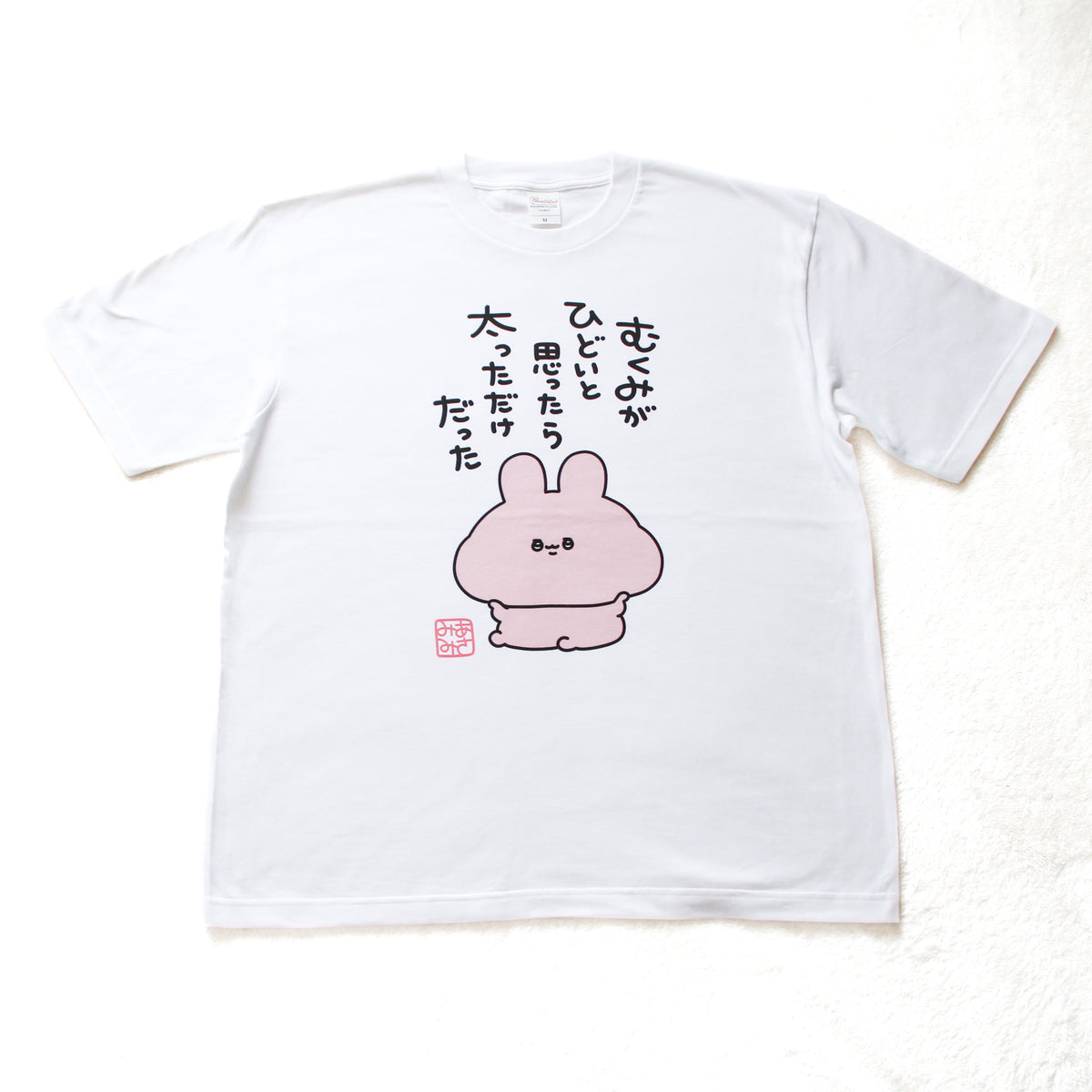 【あさみみちゃん】むくみがひどいと思ったら太ってただけかビッグシルエットTシャツ(再販)【10月下旬発送】