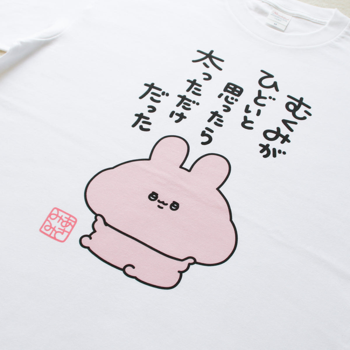 【あさみみちゃん】むくみがひどいと思ったら太ってただけかビッグシルエットTシャツ(再販)【10月下旬発送】