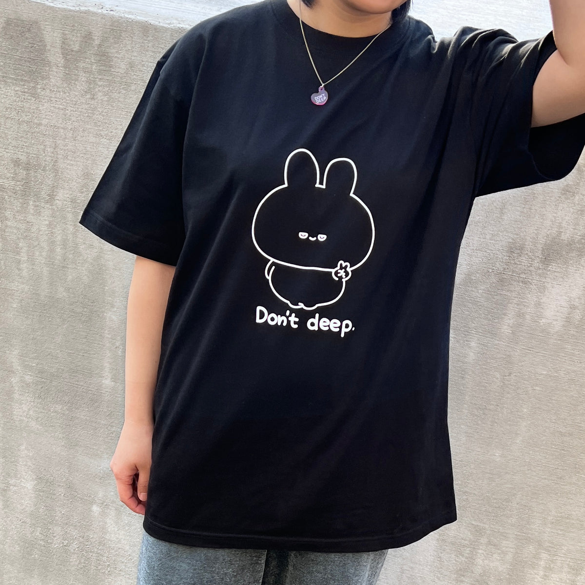 【あさみみちゃん】半目Tシャツ【5月下旬発送】
