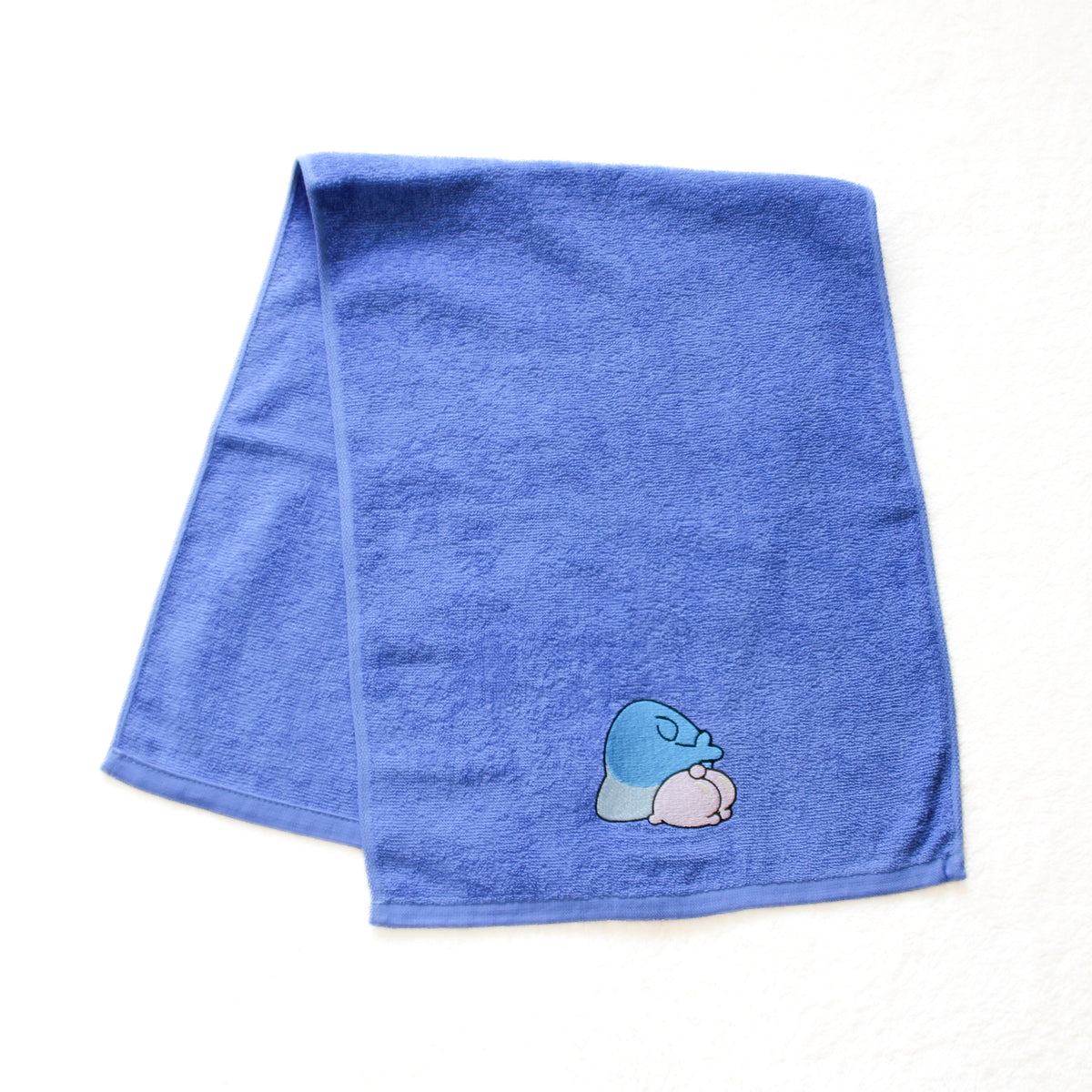 【あさみみちゃん】ワンポイント刺繍のフェイスタオル
