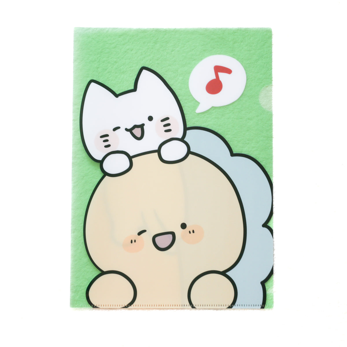【困りザウルス】ふたりのクリアファイル