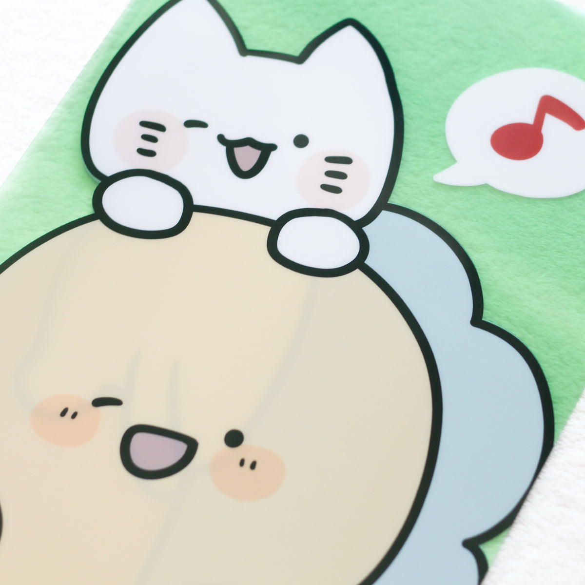 【困りザウルス】ふたりのクリアファイル