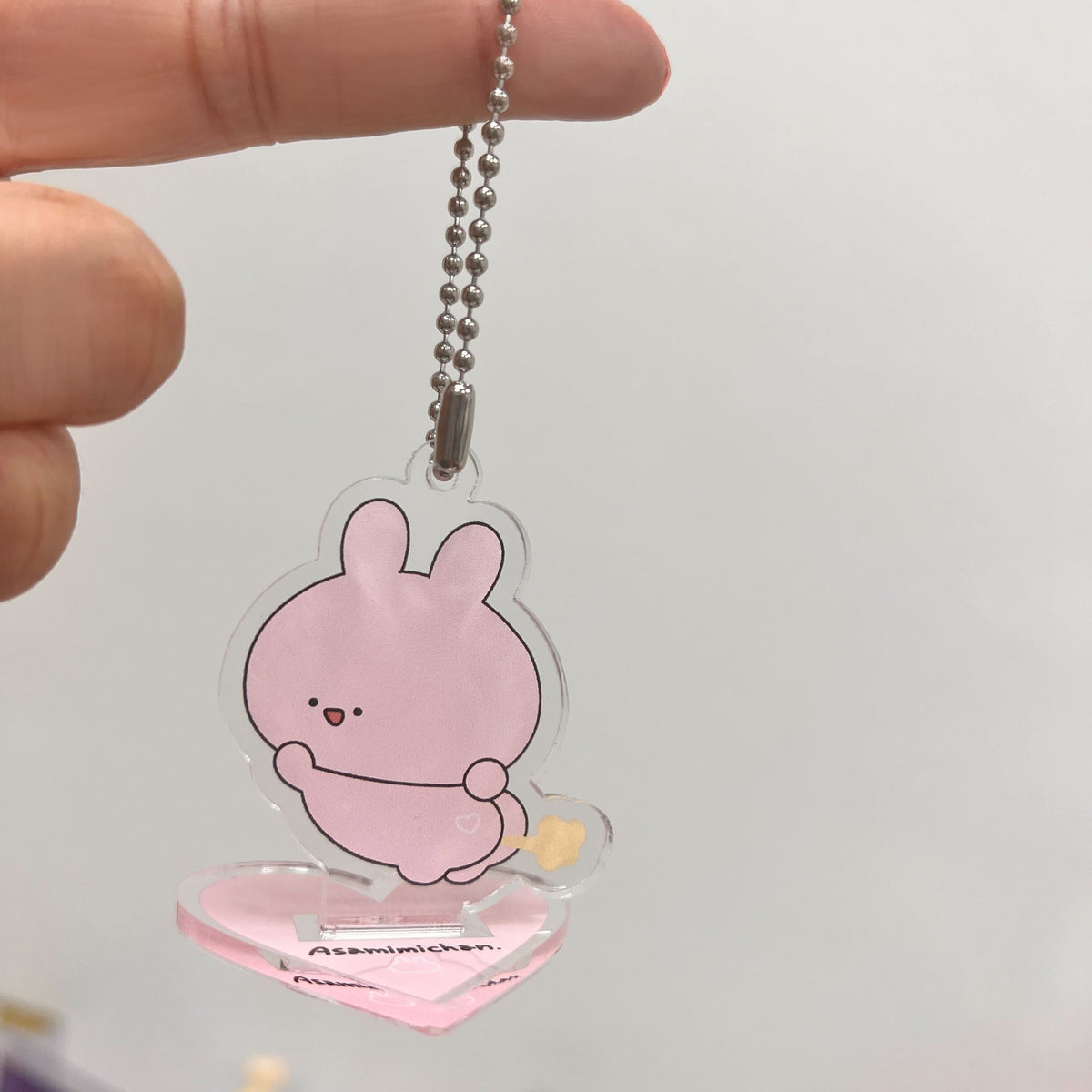 【あさみみちゃん】どっちで使う?ランダムアクリルスタンドキーホルダー(全3種)(ASAMIMI BASIC 2023 September)