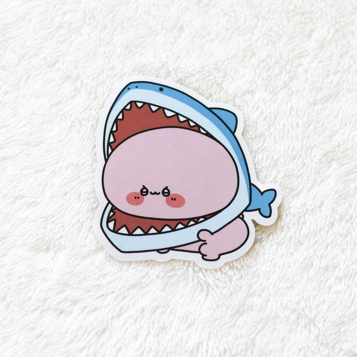 【あさみみちゃん】サメみみTシャツ(ステッカー付き)