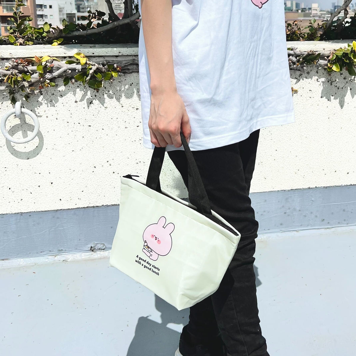 【あさみみちゃん】もぐもぐ♪保冷トートバッグ