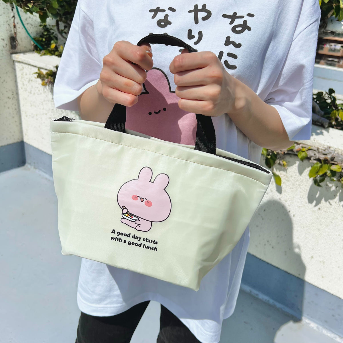 【あさみみちゃん】もぐもぐ♪保冷トートバッグ