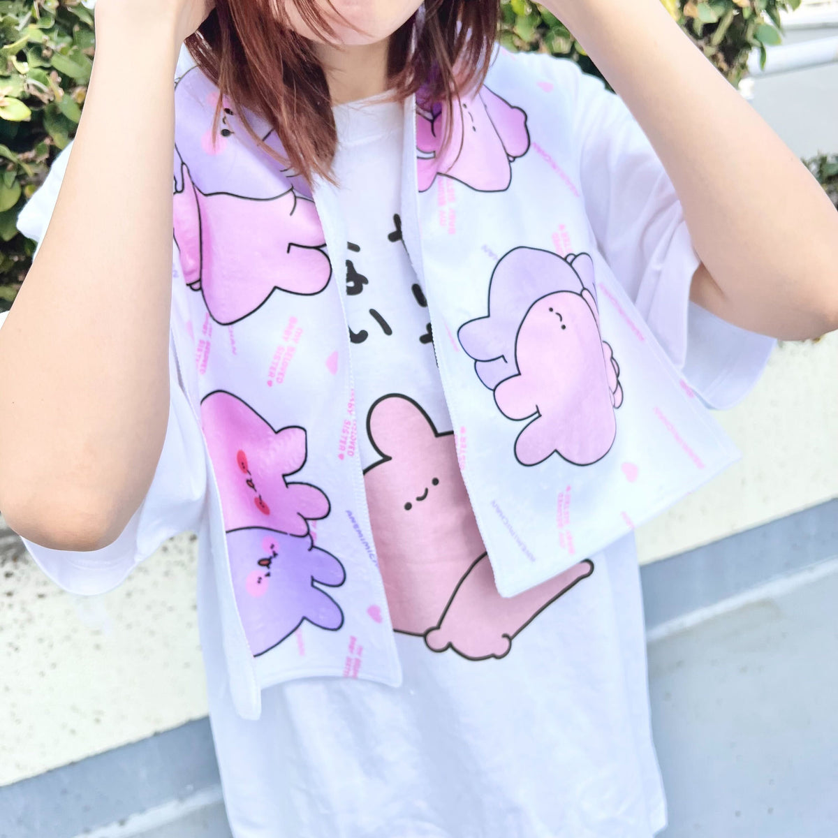 【あさみみちゃん】ぎゅっ♡マフラータオル【5月中旬発送】