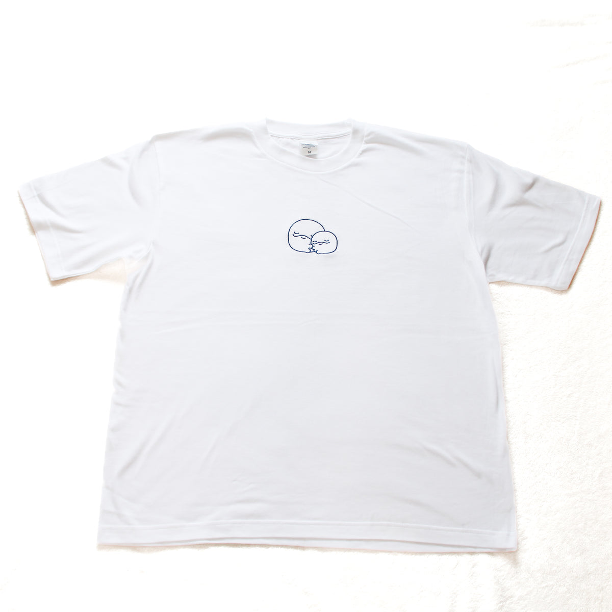 【親子イルカ】ビッグシルエット刺繍Tシャツ【7月中旬発送】