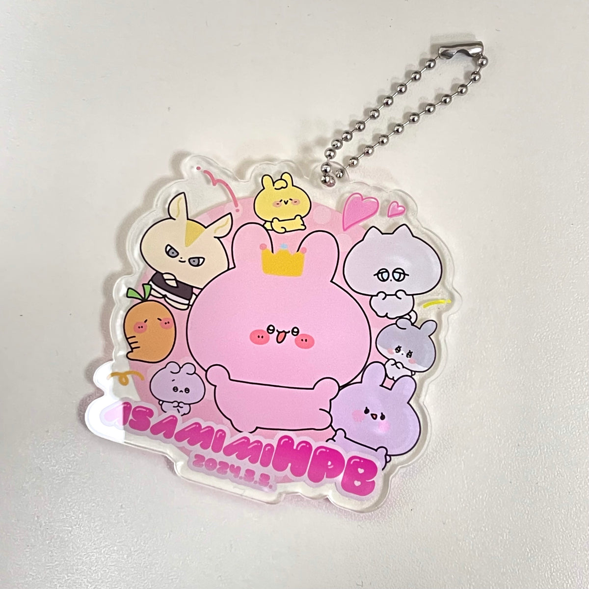 【あさみみちゃん】アクリルキーホルダー(あさみみバースデー2024)【4月中旬発送】