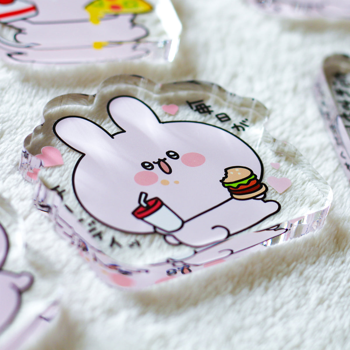 【あさみみちゃん】おなかいっぱいランダムアクリルブロックコンプリートセット(全6種)(おなかいっぱいシリーズvol.2)【8月中旬発送】