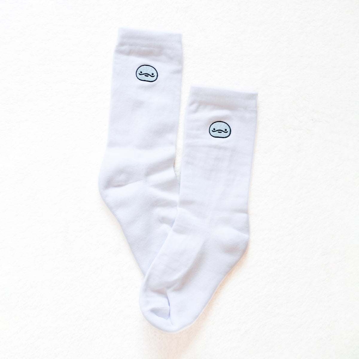 【親子イルカ】刺繍ソックス(メンズ)【7月中旬発送】
