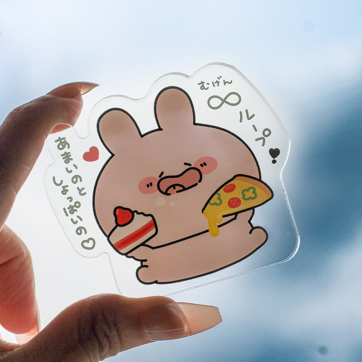 【あさみみちゃん】おなかいっぱいランダムアクリルブロック(全6種)(おなかいっぱいシリーズvol.2)【8月中旬発送】