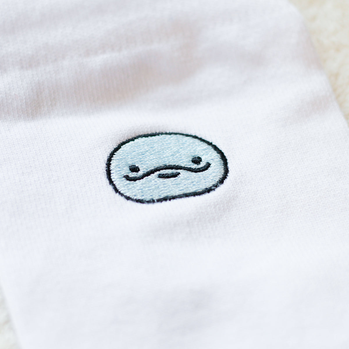 【親子イルカ】刺繍ソックス(メンズ)【7月中旬発送】