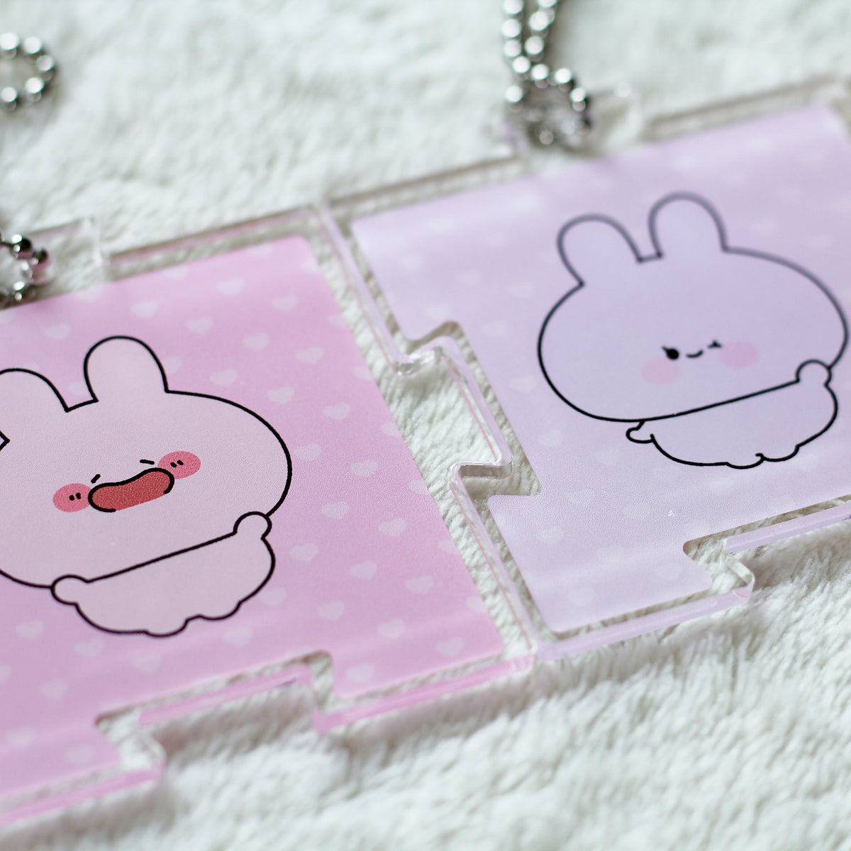 【あさみみちゃん】つながる❣️ランダムパズルアクキーコンプリートセット(全6種)(ASAMIMI BASIC 2024 JUNE)【8月中旬発送】