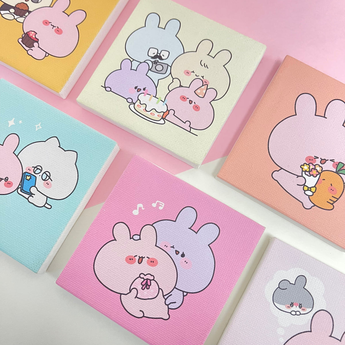 【あさみみちゃん】ランダムイーゼル付きミニキャンバス(全6種)(あさみみバースデー2024)