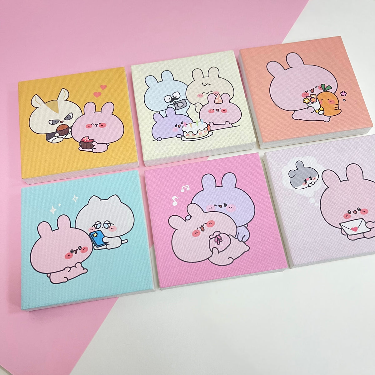 【あさみみちゃん】ランダムイーゼル付きミニキャンバス(全6種)(あさみみバースデー2024)