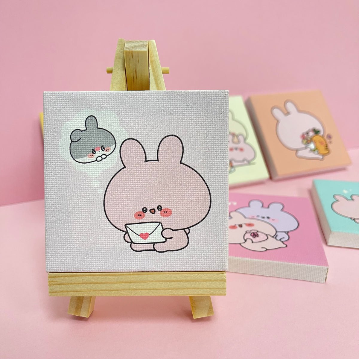 【あさみみちゃん】ランダムイーゼル付きミニキャンバス(全6種)(あさみみバースデー2024)
