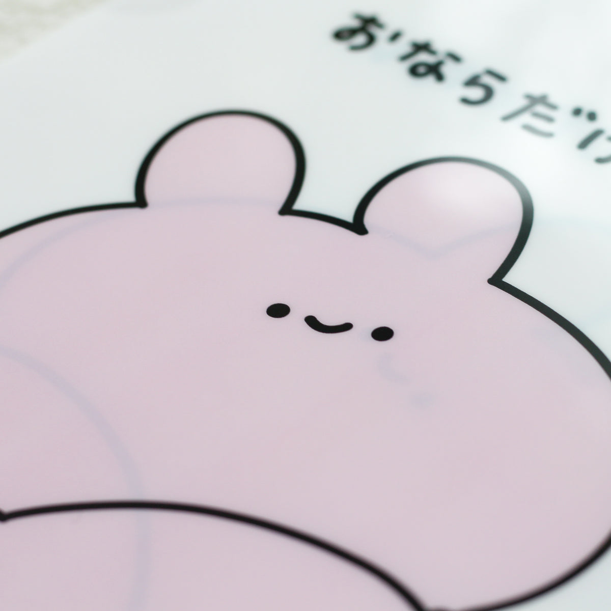 【あさみみちゃん】おならだけしてたいA4クリアファイル(再販)【10月下旬発送】